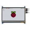 Ekran dotykowy - rezystancyjny LCD TFT 7'' 800x480px GPIO dla Raspberry Pi - zdjęcie 1