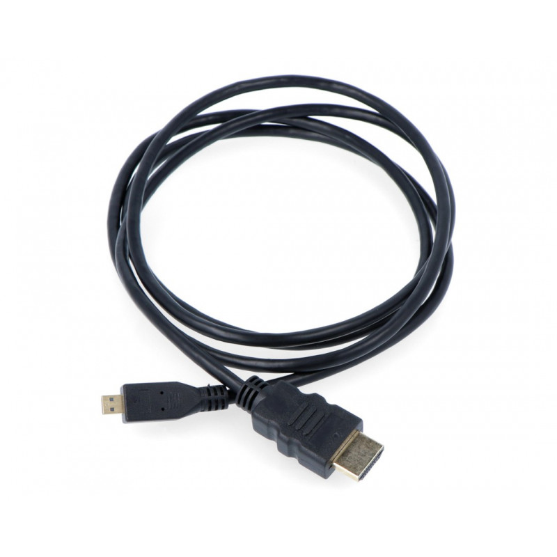 Przewód microHDMI - HDMI - 1,5m