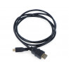 Przewód microHDMI - HDMI - 1,5m - zdjęcie 2