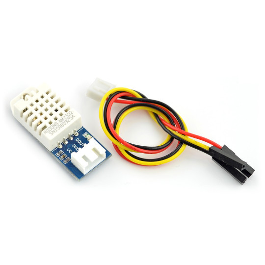 Датчик температури та вологості DHT22 (AM2302) - модуль + кабелі - Waveshare 11092