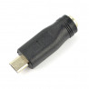 Adapter gniazdo 5,5/2,1mm - wtyk microUSB Adapter gniazdo 5,5/2,1mm - wtyk microUSB - zdjęcie 1