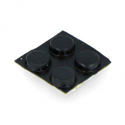 Nóżka samoprzylepna okrągła niska