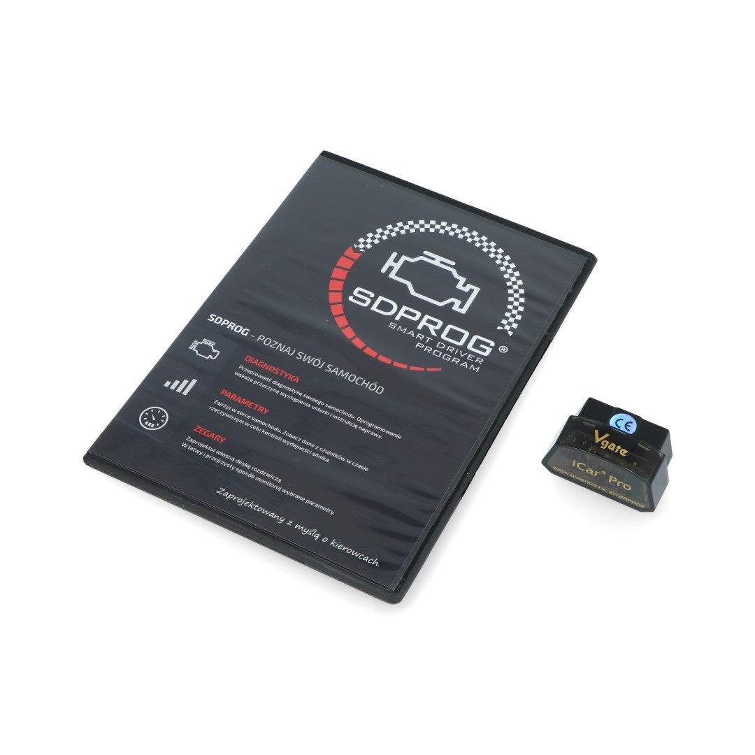 Zestaw diagnostyczny SDPROG + VGate iCar Pro Bluetooth 3.0