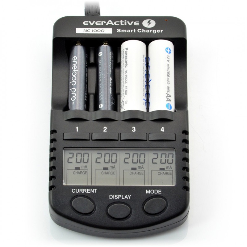 Ładowarka akumulatorów everActive NC-1000