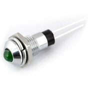 Oprawka LED 5mm metalowa wypukla