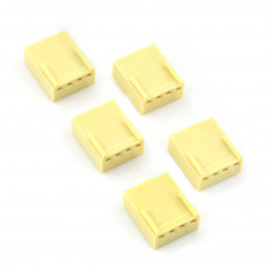 Złącze raster 2,54mm - obudowa gniazda 4-pinowa - 5szt.