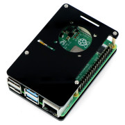 Obudowa Raspberry Pi Model 4B/3B+/3B/2B - czarna otwarta LT-4B04