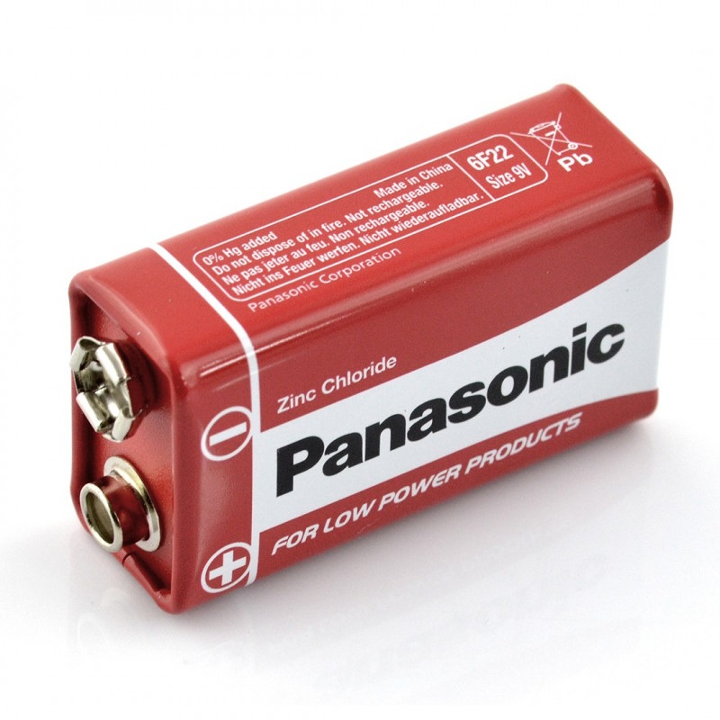 Bateria 6F22 9V Panasonic