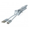 Przewód eXtreme USB 2.0 Typ-C silikonowy biały - 1m - zdjęcie 3