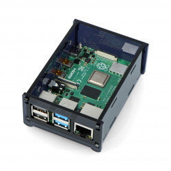 Obudowa Raspberry Pi Model 4B - czarna - LT-4B15