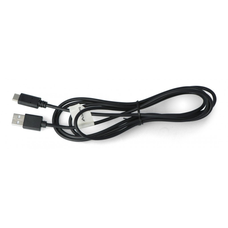Przewód Lanberg USB Typ A - C 2.0 czarny QC 3.0 - 1,8m