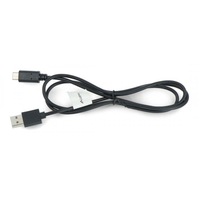 Przewód Lanberg USB Typ A - C 2.0 czarny QC 3.0 - 1m