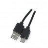 Przewód Lanberg USB Typ A - C 2.0 czarny QC 3.0 - 0,5m - zdjęcie 1