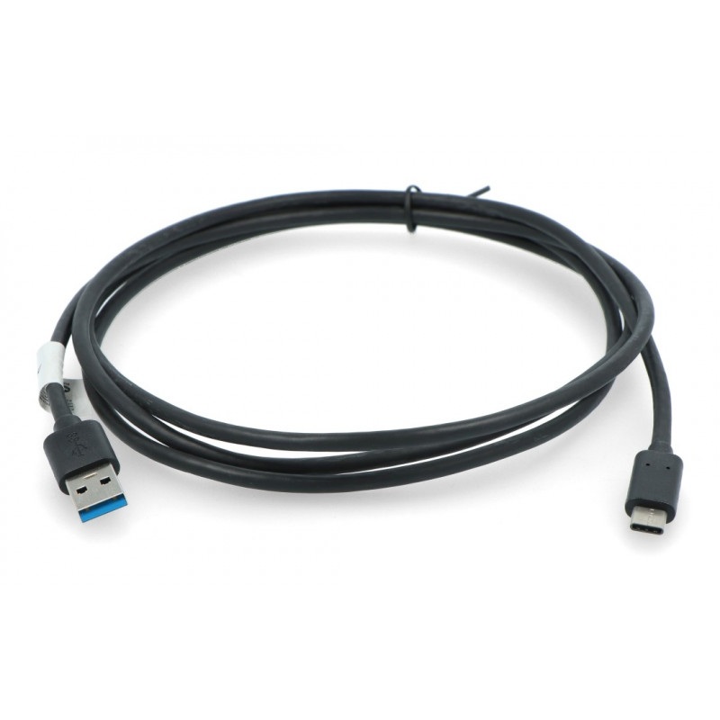 Przewód Lanberg USB Typ A - C 3.1 czarny - 1,8m