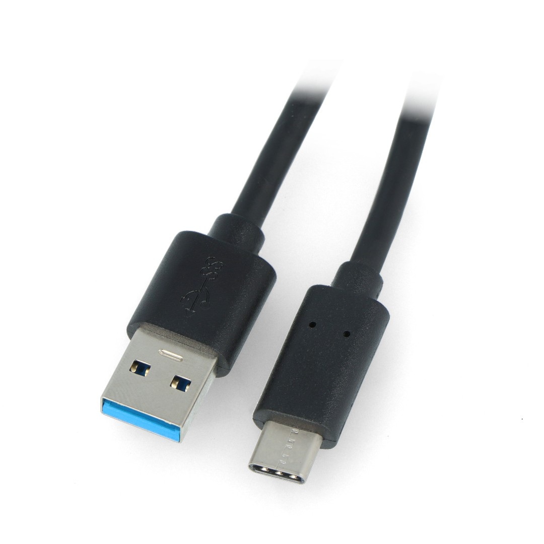 Przewód Lanberg USB Typ A - C 3.1 czarny - 1,8m