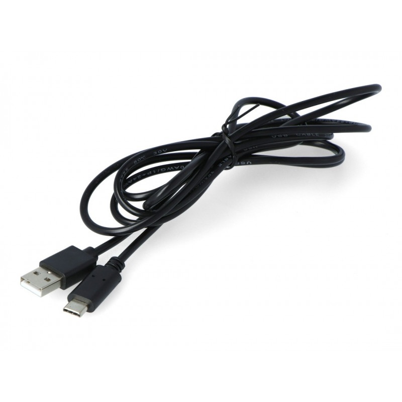 Przewód Lanberg USB Typ A - C 2.0  czarny - 1,8m