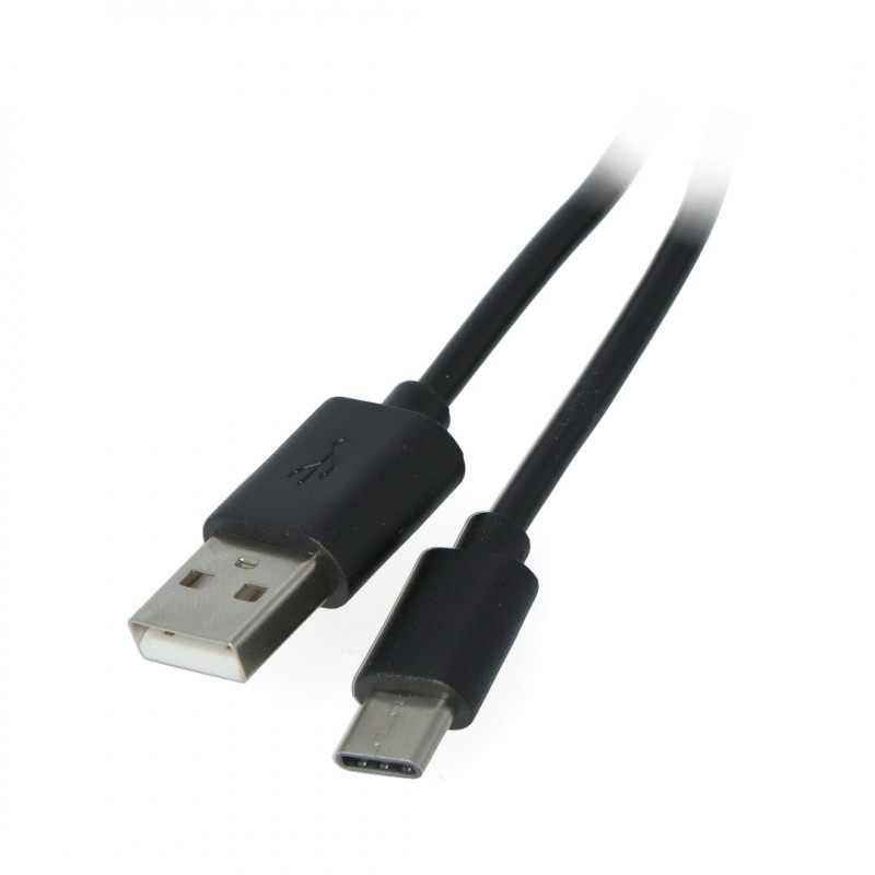 Przewód Extreme USB 2.0 Typ-C czarny - 1m