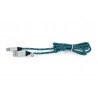Przewód TRACER USB A - USB C 2.0 czarno - niebieski oplot - 1m - zdjęcie 3
