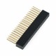 Gniazdo żeńskie 2x20 raster 2,54mm dla Raspberry Pi - długie Gniazdo żeńskie 2x20 raster 2,54mm dla Raspberry Pi - długie