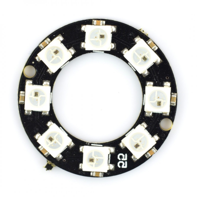 Pierścień LED RGB WS2812 5050 x 8 diod - 32mm