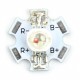 Dioda Power LED Star 3 W - RGB z radiatorem Dioda Power LED Star 3 W - RGB z radiatorem