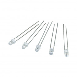 Dioda LED 3mm żółta clear -...