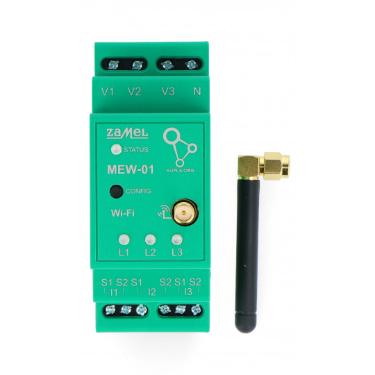Zamel Supla MEW-01 - Wi-Fi монітор споживання електроенергії - додаток для Android / iOS