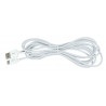 Przewód TRACER USB A 2.0 - USB C biały - 3m - zdjęcie 4