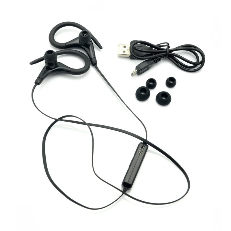 Bezprzewodowe słuchawki douszne z mikrofonem Art AP-BX61
