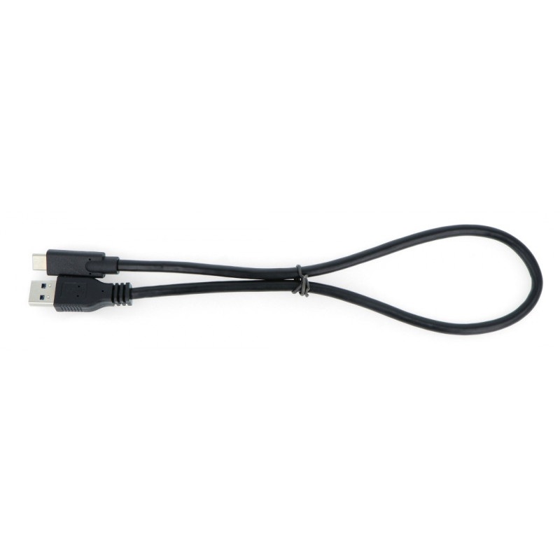 Przewód Akyga USB 3.0 A - USB 3.1 Typ C czarny - 0,5m