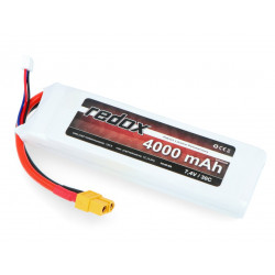 Pakiet Li-Pol Redox 4000mAh 30C 2S 7,4V