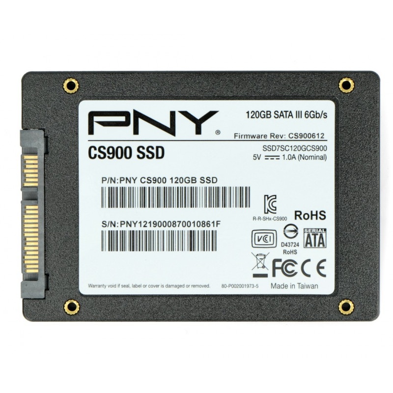 Dysk twardy SSD PNY CS900 120 GB