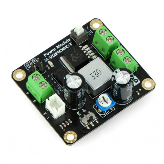 Регульований понижувальний перетворювач 3,3 В - 25 В 5 А - DFRobot DFR0205