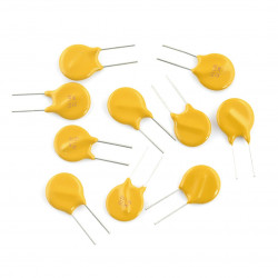 Bezpiecznik polimerowy 72V/1,1A raster 5,1mm - 10szt.