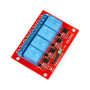 Moduł przekaźników Iduino4 kanały - styki 10A/240VAC - cewka 5V
