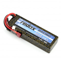 Pakiet LiPol Redox 5000mAh 40C 2S 7.4V