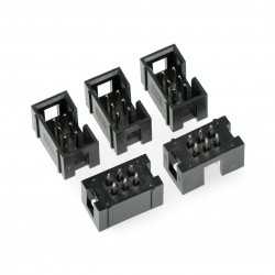 Wtyk IDC 6 pin prosty - 5 szt.