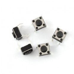 Tact Switch 6x6mm / 4,3mm THT - 5pcs