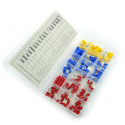 Zestaw konektorów i tulejek - 150 szt.