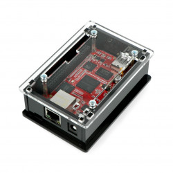 Obudowa do BeagleBone Black czarno - przezroczysta