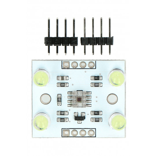 Датчик кольору, перетворювач світло-частоти TCS3200D - модуль Iduino ME069