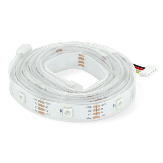 Grove - Светодиодная лента WS2813 RGB - цифровая, адресная - IP65 30LED/м, 9Вт/м, 5В - 1м