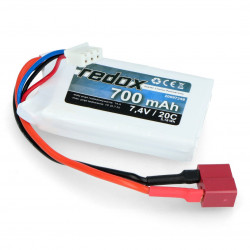 Pakiet LiPol Redox 700 mAh 20C 7.4V