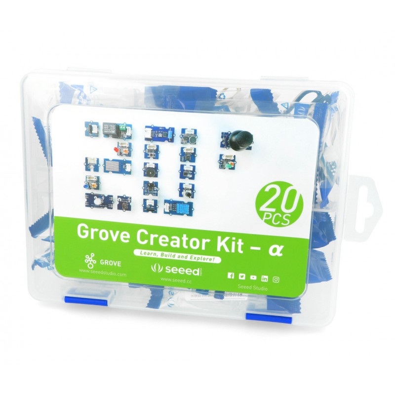Grove Creator Kit - α - zestaw twórcy - 20 modułów Grove dla Arduino