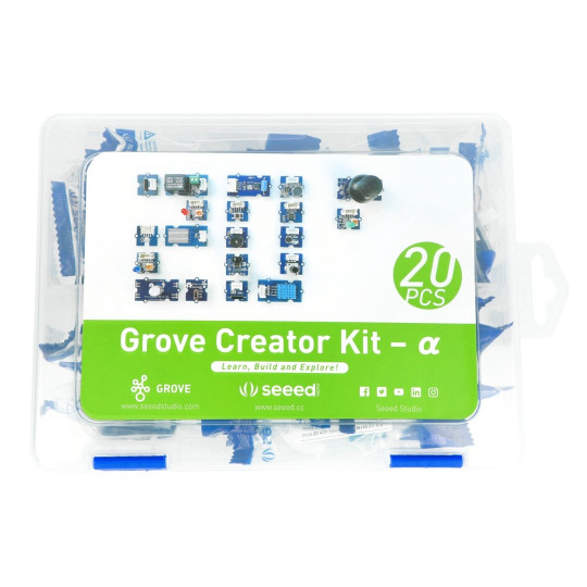 Набір Grove Creator Kit - Alpha - Набір з 20 модулів Grove для Arduino