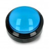 Push Button 6cm - niebieski - płaski - zdjęcie 1