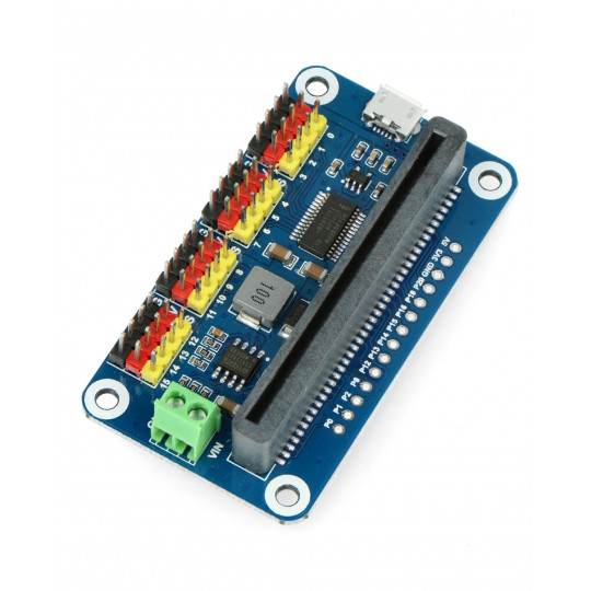 Комплект металлической руки робота с 4 степенями свободы Bluetooth для Micro:bit — Waveshare 16377