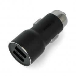 Ładowarka/zasilacz samochodowy transmiter FM Xiaomi Mojietu Roidmi 3S 2xUSB - czarny