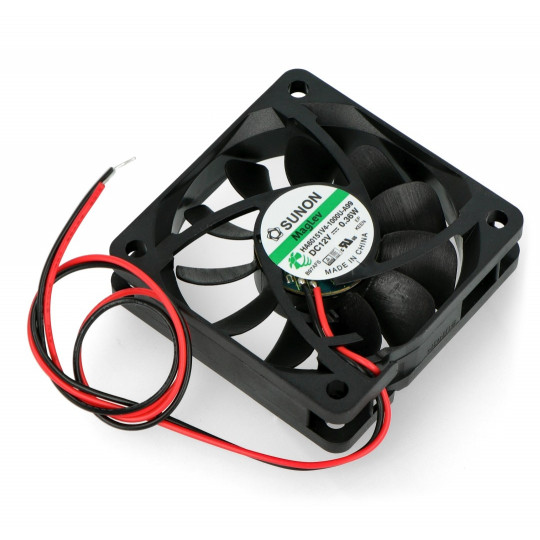 Вентилятор 12V 60x60x15mm 2 дроти