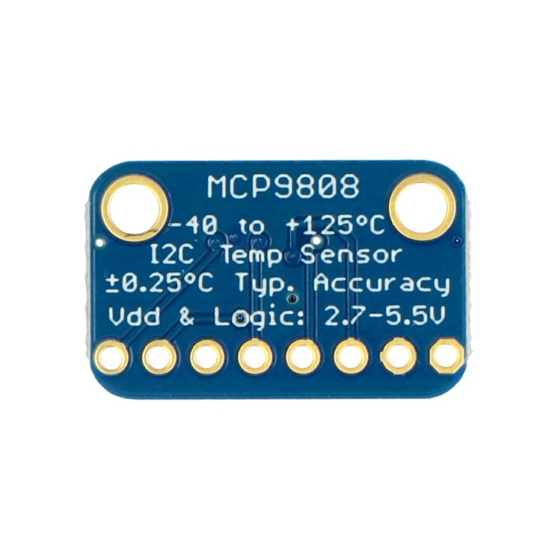 Moduł z czujnikiem temperatury wysokiej precyzji MCP9808 I2C - Adafruit